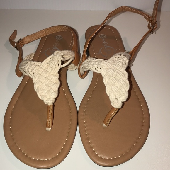 Womens sole mates braided raffia sandals size small  6/7 NEW - Picture 12 of 13
